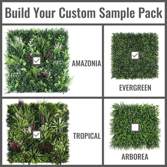 <b>VERDURE</b> Green Walls - <b>Build Your Own Sample</b> - FREE Delivery, FREE Returns and NO Restocking fee to the warehouse for up to four items