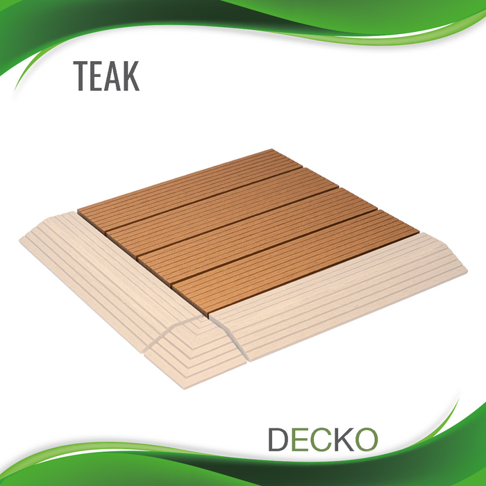 DECKO Premium Tiles - <b>TEAK</b> - (One Piece)