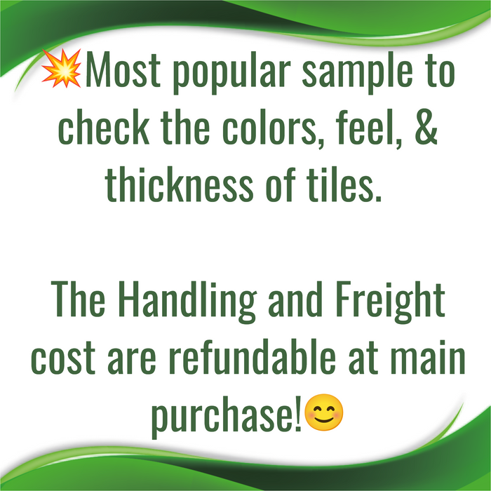 Free DECKO Tiles <b>Sample Pack</b> with Free Delivery ($9.9 Handling fee- one/address only)